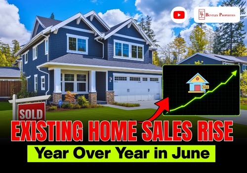 Existing home sales rise year over year in June