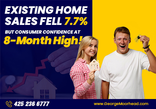 Existing Home Sales Fell 7.7% But Consumer Confidence at 8-Month High!